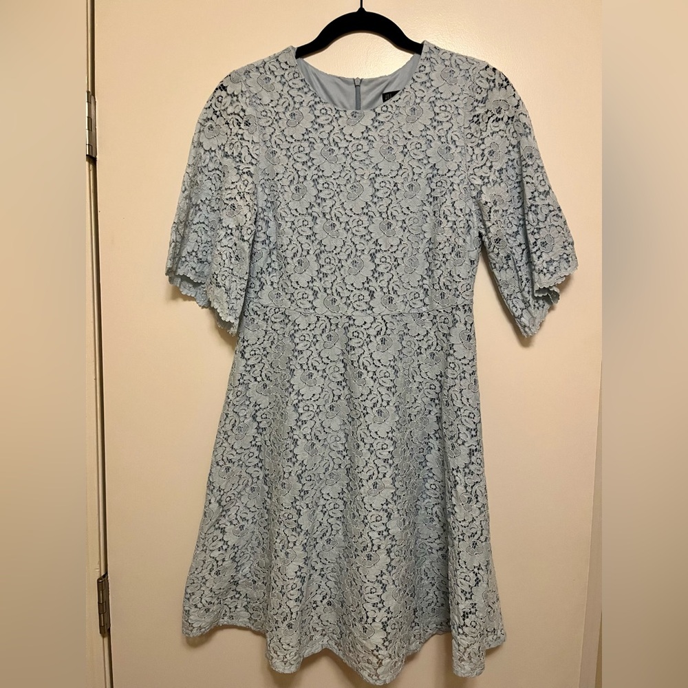 Zara Blue Lace Dress
